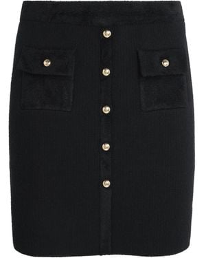 Claudie Pierlot Knitted Mini Skirt - Black