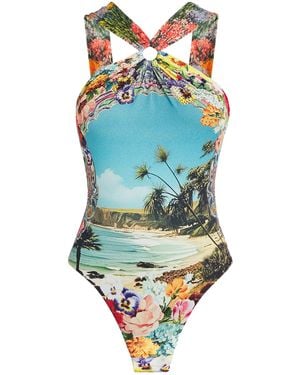 CAMILLA Bathing Bombshell Swimsuit - Blue