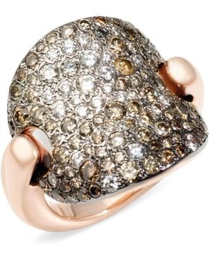 Pomellato And Diamond Sabbia Ring - Metallic