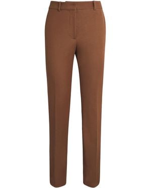 JOSEPH Gabardine Coleman Long Pants - Brown