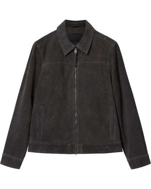 AllSaints Suede Rhone Jacket - Black