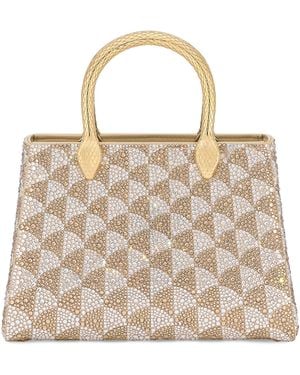 BVLGARI Crystal Serpentine Duo Tote Bag - Metallic