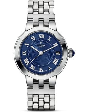 Tudor Stainless Steel Clair De Rose Watch - Blue