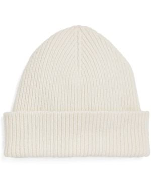 Le Bonnet Lambswool-Caregora Classic Beanie - White