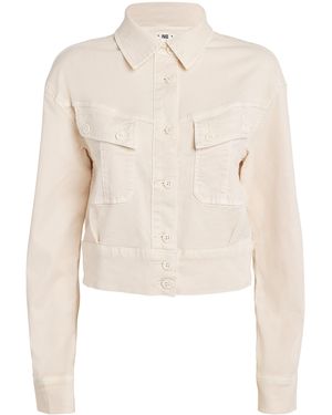 PAIGE Cropped Cerra Jacket - White