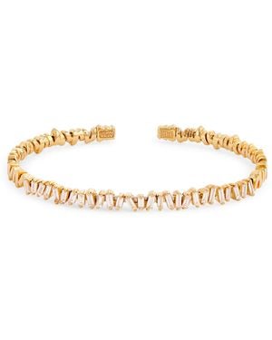 Suzanne Kalan And Diamond Classic Bangle - Natural