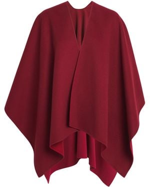 RETORI Virgin Wool Cape - Red