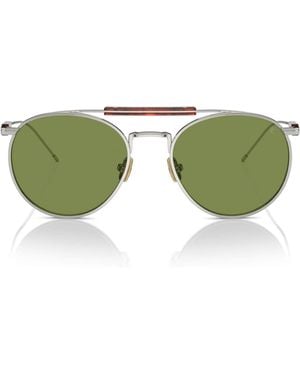 Brunello Cucinelli Acetate Bc2004St Sunglasses - Green