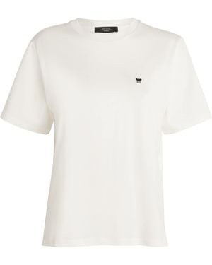 Weekend by Maxmara Cotton Logo T-Shirt - White