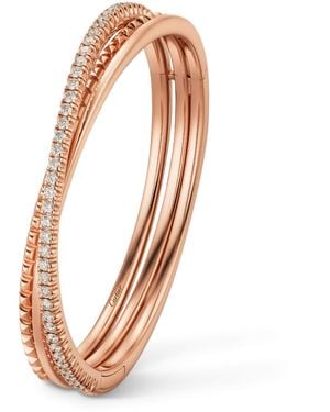 Cartier And Diamond Étincelle De Bangle - White