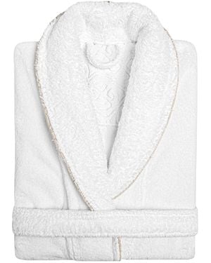 Graccioza Cotton Portobello Bathrobe - White
