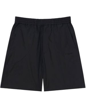 Givenchy Cotton-Blend Elasticated Shorts - Black