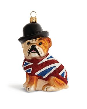 Harrods British Bulldog Tree Decoration - Multicolour