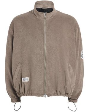 Song For The Mute Fleece Embroidered Jacket - Brown