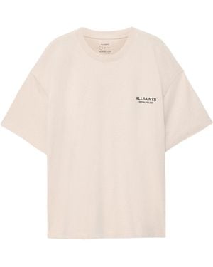 AllSaints Organic Cotton Shadow T-Shirt - White