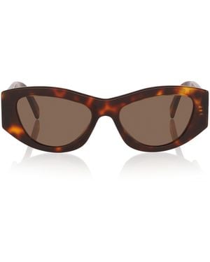 Celine Tortoiseshell Triomphe Cl40308U Irregular Sunglasses - Brown