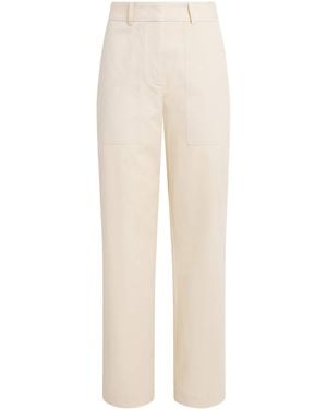 JOSEPH Stretch-Cotton Jaber Pants - White