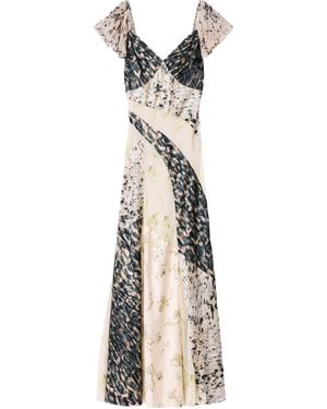 AllSaints Lala Maxi Dress - Metallic
