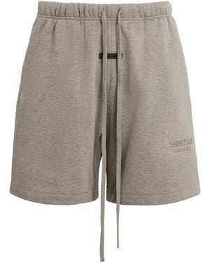 Fear Of God Cotton-Blend Soccer Shorts - Gray