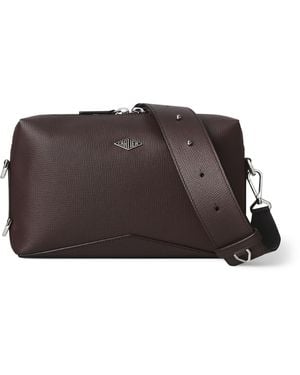 Cartier Leather Losange Cross-Body Bag - Brown