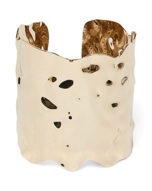 Marina Rinaldi Hammered Metal Bracelet - Natural