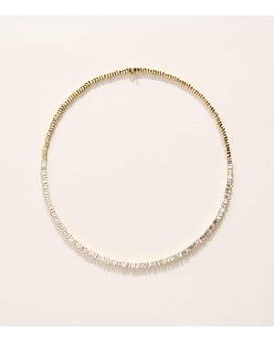 Suzanne Kalan And Diamond Classic Fireworks Tennis Necklace - Natural