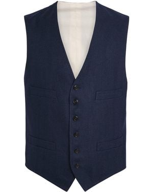 Polo Ralph Lauren Wool Waistcoat - Blue