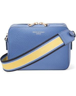 Aspinal of London Leather Camera Bag - Blue