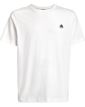 Moose Knuckles Cotton Crescent T-Shirt - White