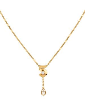 CHANEL And Diamond Extrait De N°5 Necklace - Metallic