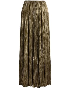Ralph Lauren Pleated Maxi Skirt - Natural
