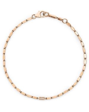 Suzanne Kalan And Diamond Medium Block Chain Bracelet - Metallic