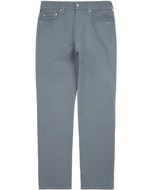 Citizens of Humanity Cotton-Linen Elijah Straight Jeans - Grey