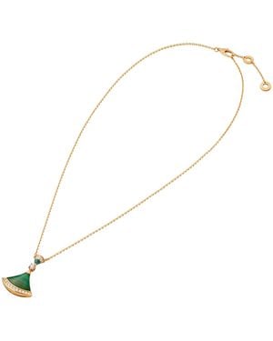 BVLGARI Diamond And Malachite Divas' Dream Necklace - White