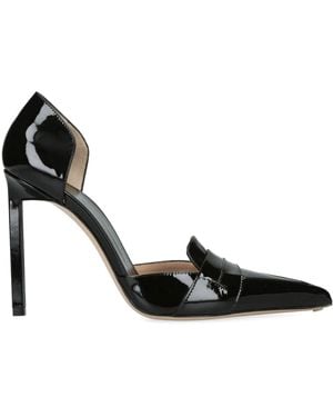 Tom Ford Leather Eva D'Orsay Pumps 105 - Black