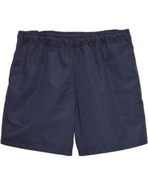 Prada Belted Swim Shorts - Blue
