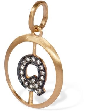 Annoushka And Diamond Initial Q Pendant - Metallic
