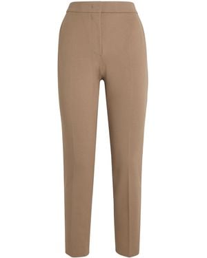 Max Mara Tapered Trousers - Natural