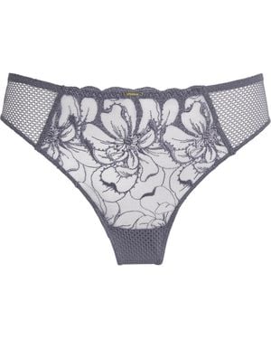 Chantelle Lace Fleur Tanga Briefs - White