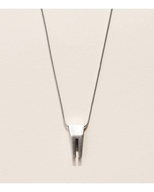 Rick Owens Brass Mini Open Trunk Necklace - Natural