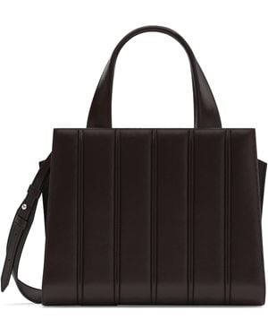 Max Mara Medium Quilted Whitney Top-Handle Bag - Black