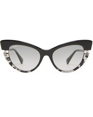 Max Mara Speckled Cat Eye Sunglasses - Brown