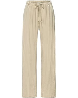 Hanro Stripe Pyjama Bottoms - Natural