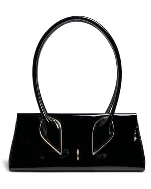 Christian Louboutin Venus Baguette Soft Patent Shoulder Bag - Red