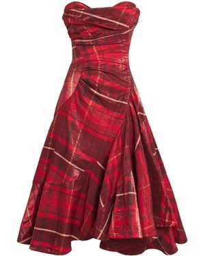 Vivienne Westwood Spiral Midi Dress - Red