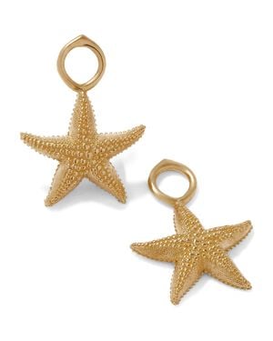 Annoushka And Diamond Mythology Starfish Earring Drops - Metallic