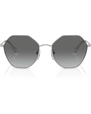 Vogue Metal Irregular Sunglasses - Grey