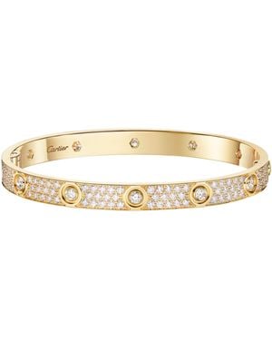 Cartier Love And Diamond Bracelet - Natural