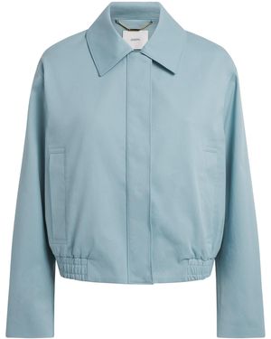 JOSEPH Haddou Bomber Jacket - Blue