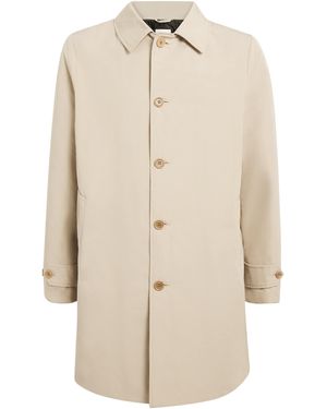 Aspesi Cotton-Blend Down Overcoat - Natural